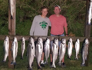 Coho Salmon fishing