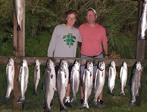 Coho Salmon fishing