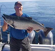 King salmon fishing