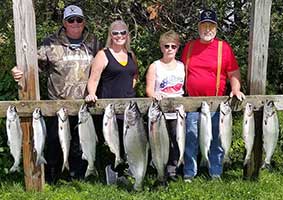 Coho Salmon fishing