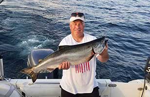 Brown and Lake Trout fishing