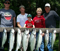 King salmon fishing