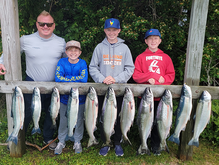 Leprechaun Fishing Charters on Lake Michigan